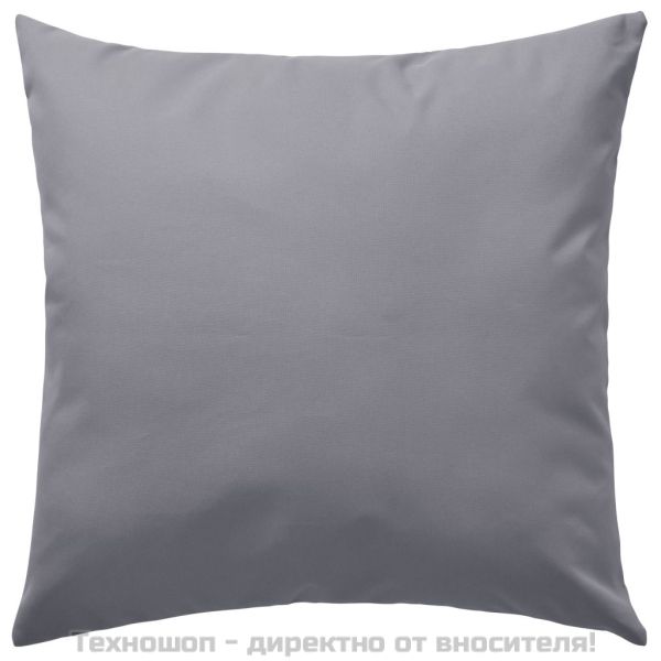 Градински възглавници, 4 бр, 45x45 см, сиви