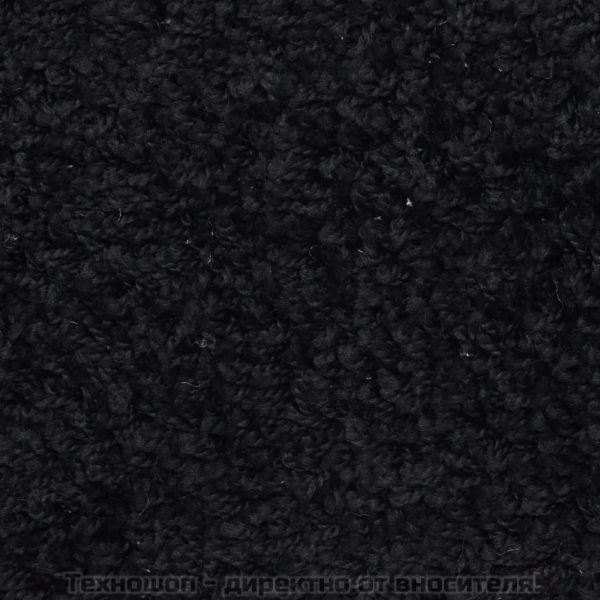 Изтривалки за стълби, 15 бр., 56x17x3 см, черни, полукръгли