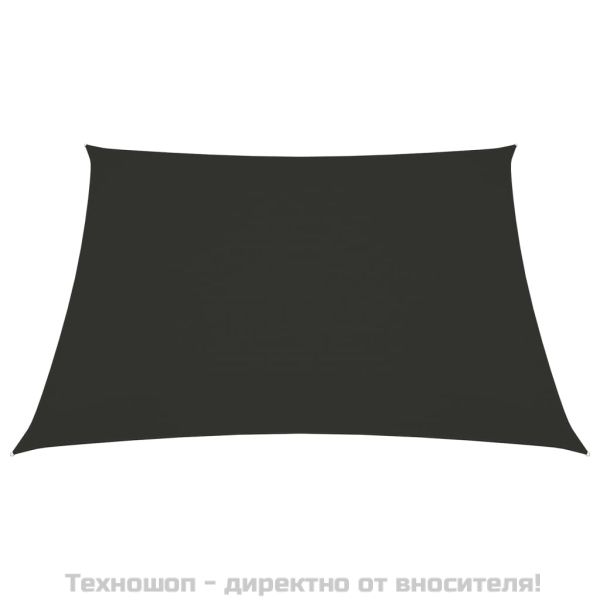 Платно-сенник, Оксфорд текстил, квадратно, 4x4 м, антрацит