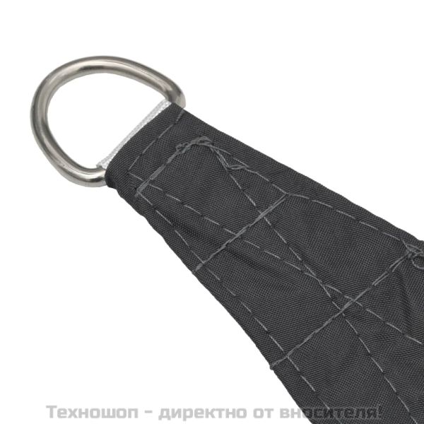 Платно-сенник, Оксфорд текстил, квадратно, 4x4 м, антрацит
