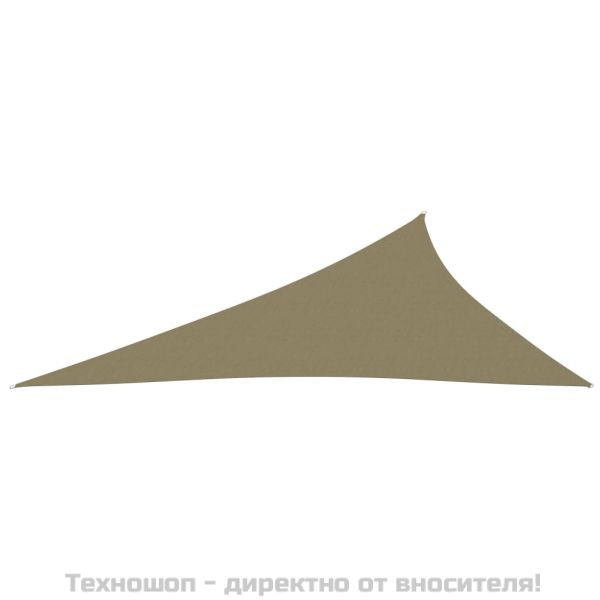 Платно-сенник, Оксфорд плат, триъгълно, 3x4x5 м, бежово