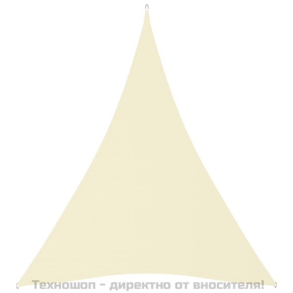 Платно-сенник, Оксфорд плат, триъгълно, 3x4x4 м, кремаво