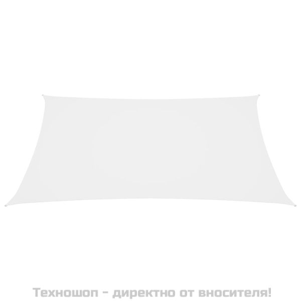 Платно-сенник, Оксфорд текстил, квадратно, 5x5 м, бяло