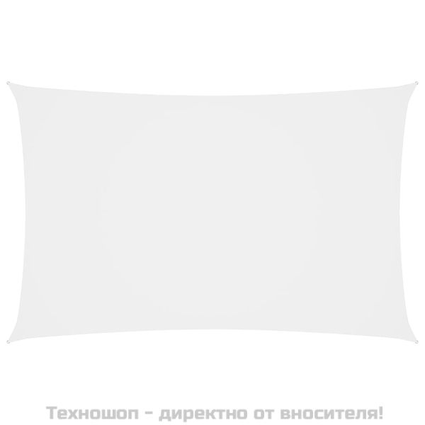 Платно-сенник, Оксфорд текстил, правоъгълно, 4x7 м, бяло