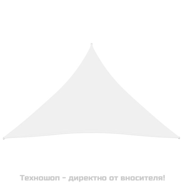 Платно-сенник, Оксфорд плат, триъгълно, 4x5x5 м, бяло