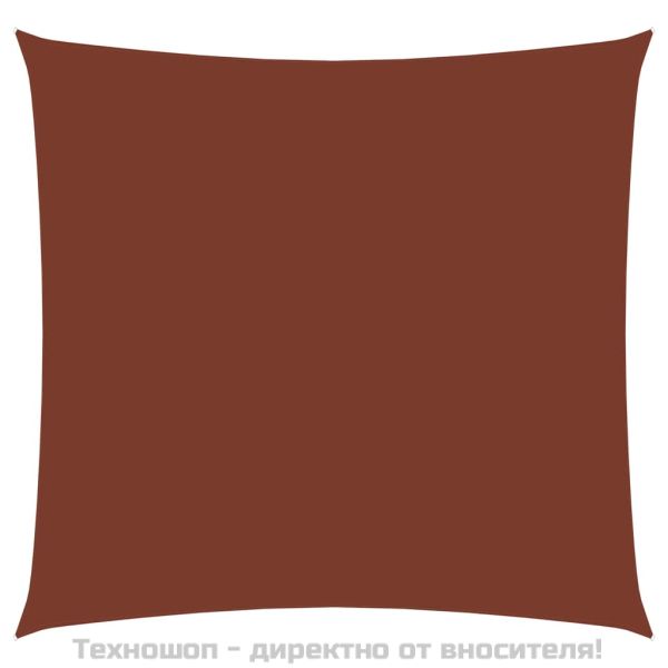 Платно-сенник, Оксфорд текстил, квадратно, 4,5x4,5 м, теракота