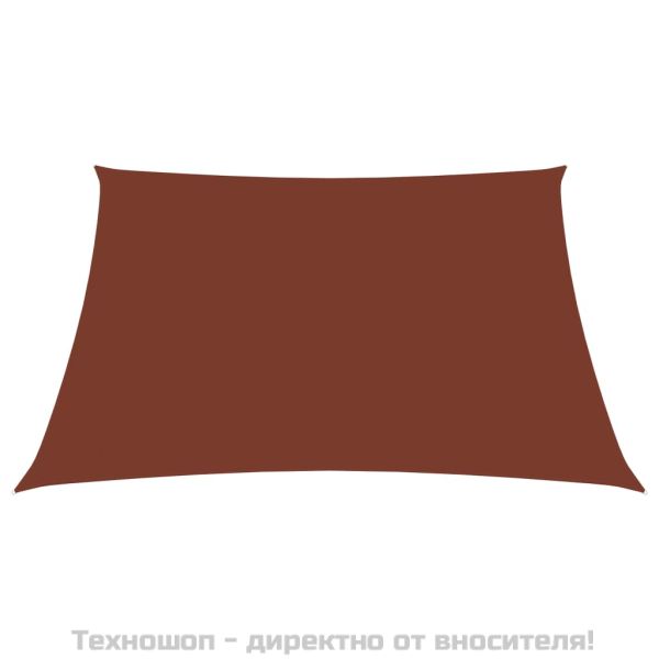 Платно-сенник, Оксфорд текстил, квадратно, 4,5x4,5 м, теракота