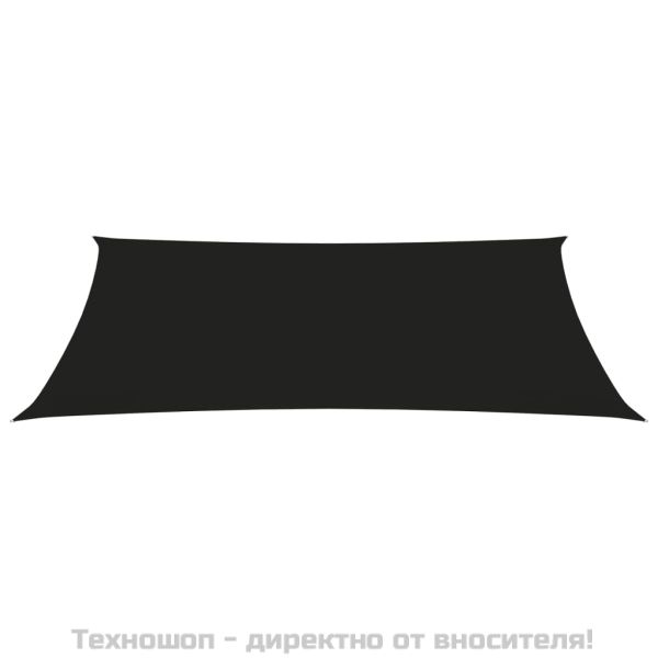 Платно-сенник, Оксфорд текстил, правоъгълно, 2x5 м, черно