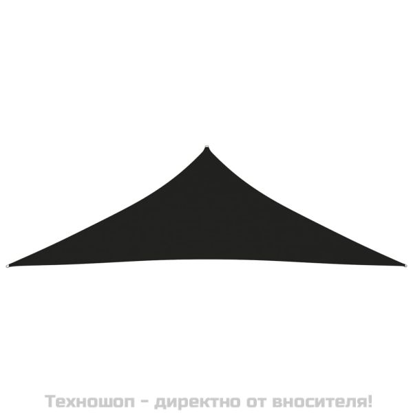 Платно-сенник, Оксфорд плат, триъгълно, 5x5x6 м, черно