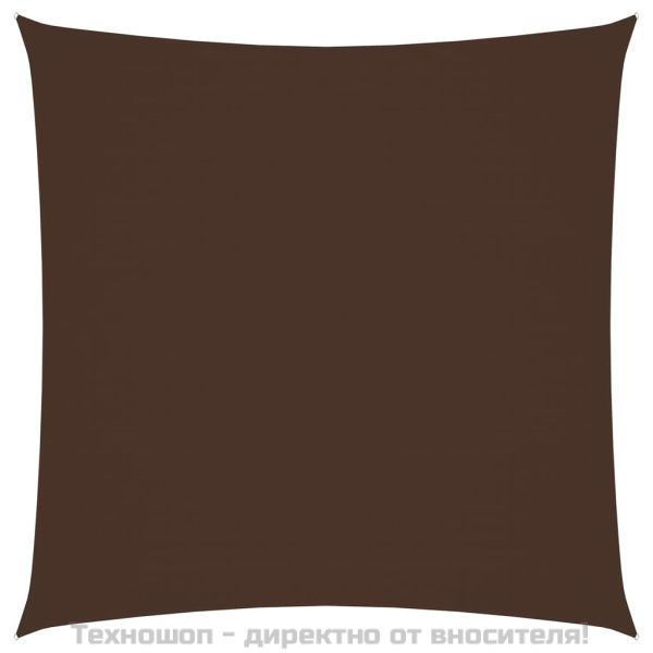 Платно-сенник, Оксфорд текстил, квадратно, 4,5x4,5 м, кафяво