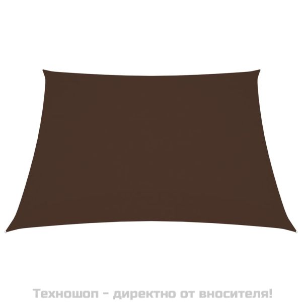 Платно-сенник, Оксфорд текстил, квадратно, 4,5x4,5 м, кафяво