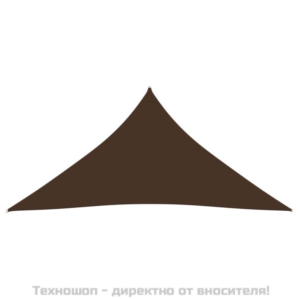 Платно-сенник, Оксфорд плат, триъгълно, 4x5x5 м, кафяво