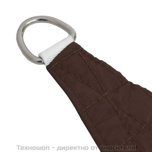 Платно-сенник, Оксфорд текстил, трапец, 2/4x3 м, кафяво