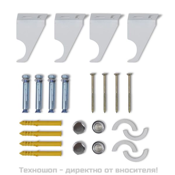 Панелно отоплително тяло, бяло, 311x900 мм