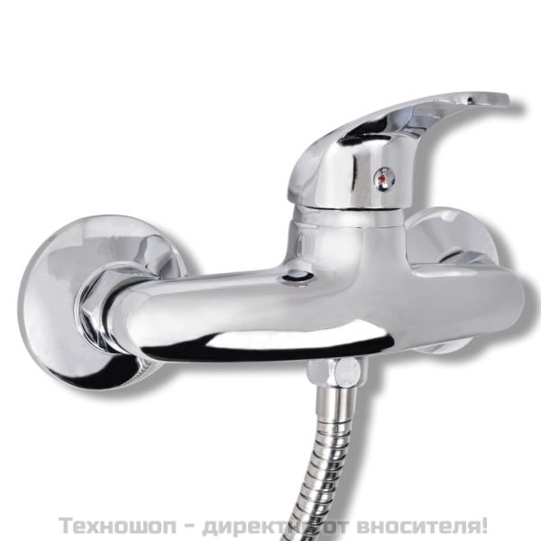 Комплект смесител с душ, хром