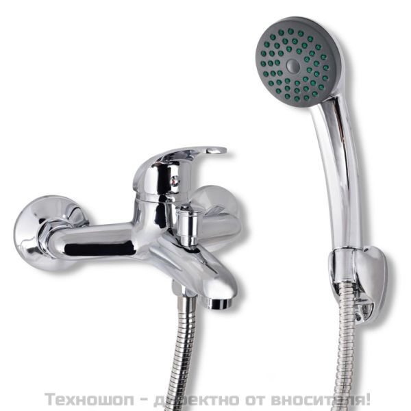 Комплект смесител с душ, хром