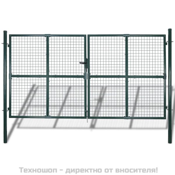 Градинска мрежеста ограда/порта, врата/стенна решетка, 300x175 см