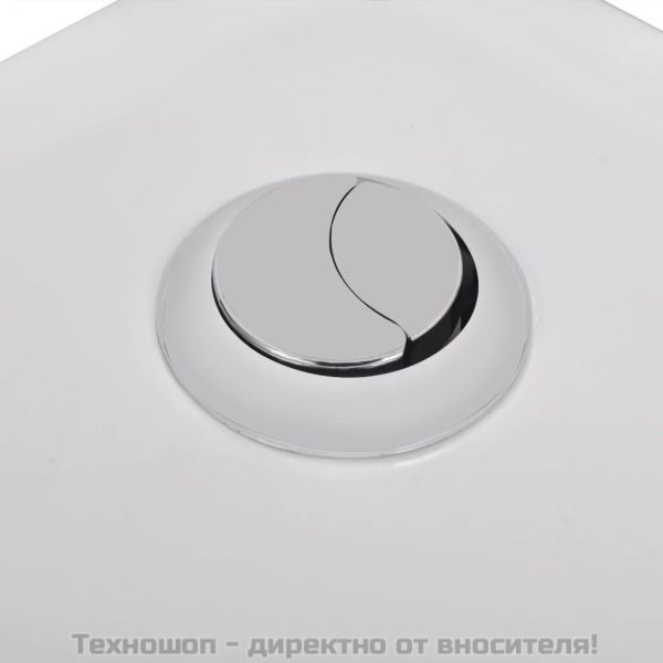 Керамичен моноблок, ъглов, бял