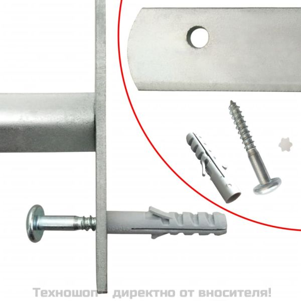 Регулируема решетка за прозорци с 3 напречни пръта 500-650 мм