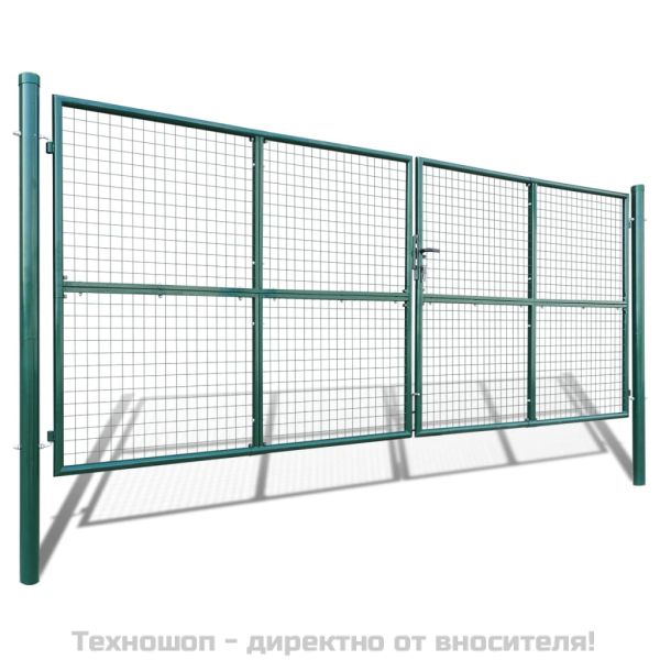 Градинска мрежеста порта 400x150 см