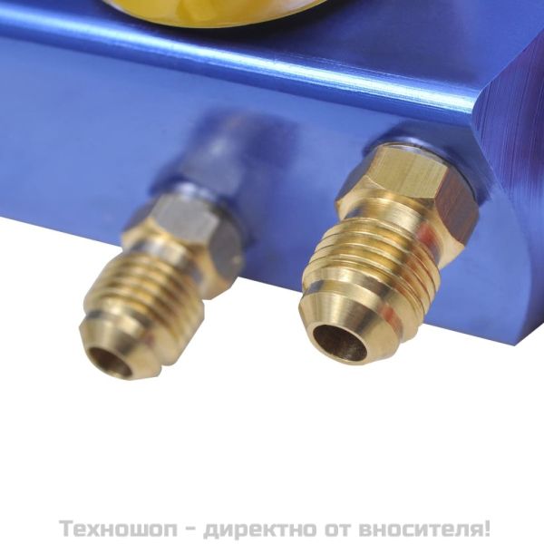 4-посочен комплект преходи за колекторен манометър