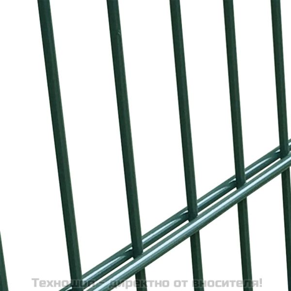 2D Оградна порта (единична) зелена 100x180 см