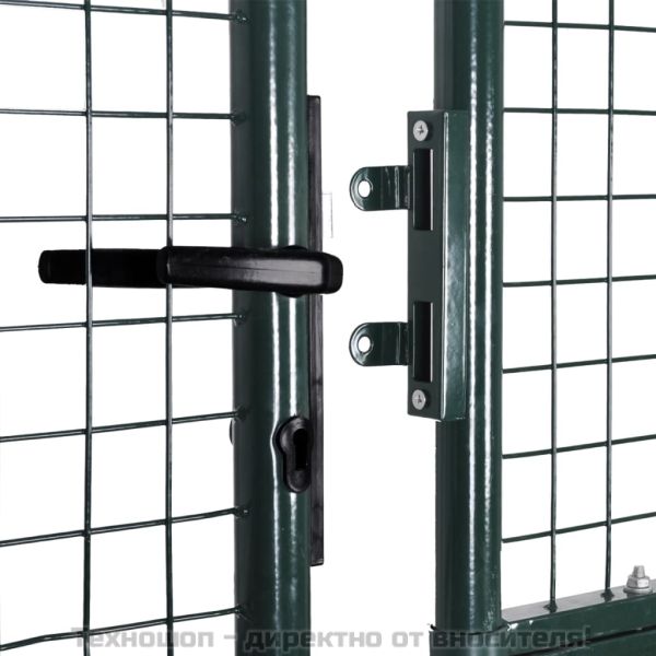 Двойна оградна порта 300x150 см, прахово боядисана стомана