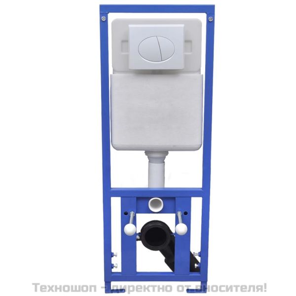 Скрито високо казанче, 11 л, 41x14x (110-125) cм