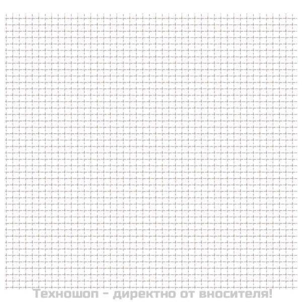 Гофрирана мрежа, неръждаема стомана, 50x50 см, 11x11x2 мм