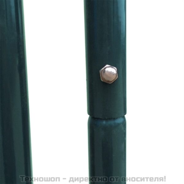 Градинска оградна порта 100x100 см, зелена