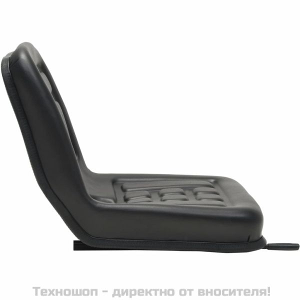 Универсална седалка за трактор, черна