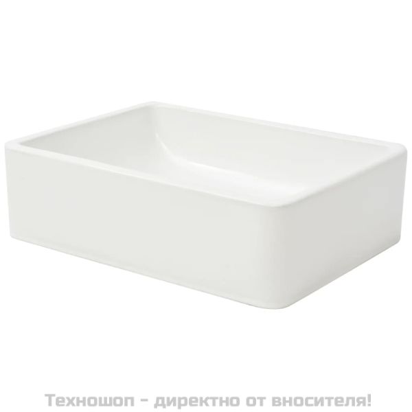 Керамична мивка, бяла, 41x30х12 см