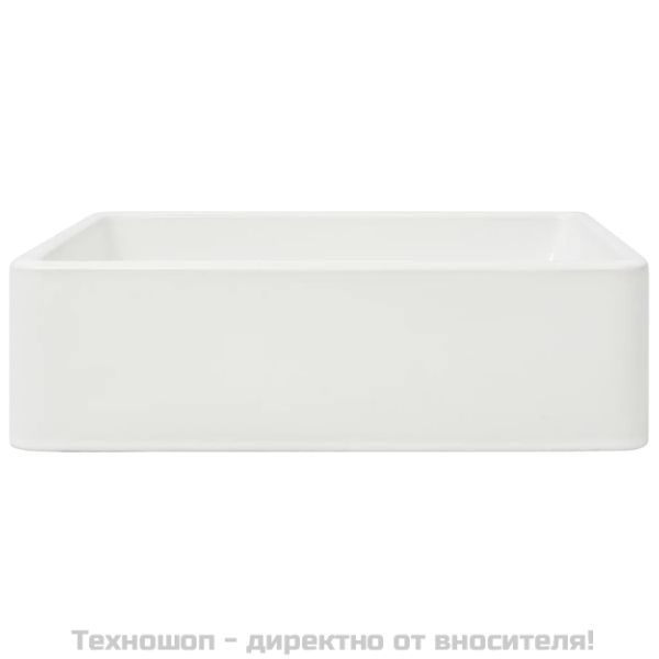 Керамична мивка, бяла, 41x30х12 см