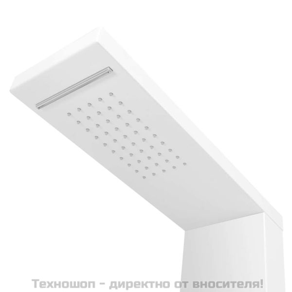 Система душ панел от алуминий, матирано бяло
