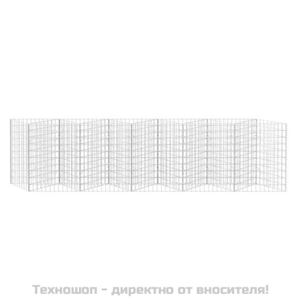 Габионна кошница, поцинкована стомана, 300x30x100 см