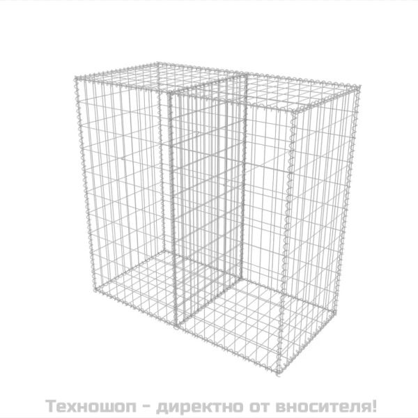 Габионна кошница, стомана, 100x50x100 cм