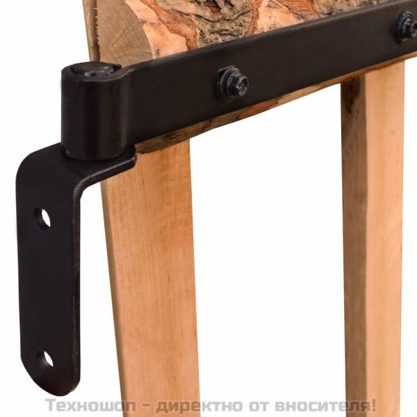 Единична порта, импрегниран лешник, 100x60 см