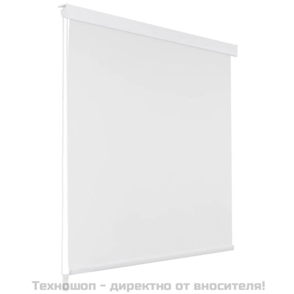 Ролетна щора за баня, 80x240 см, бяла