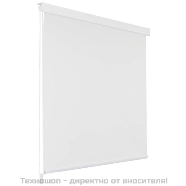 Ролетна щора за баня, 120x240 см, бяла