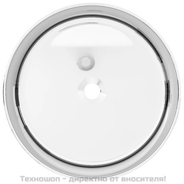 Мивка, 40x15 см, керамична, сребриста