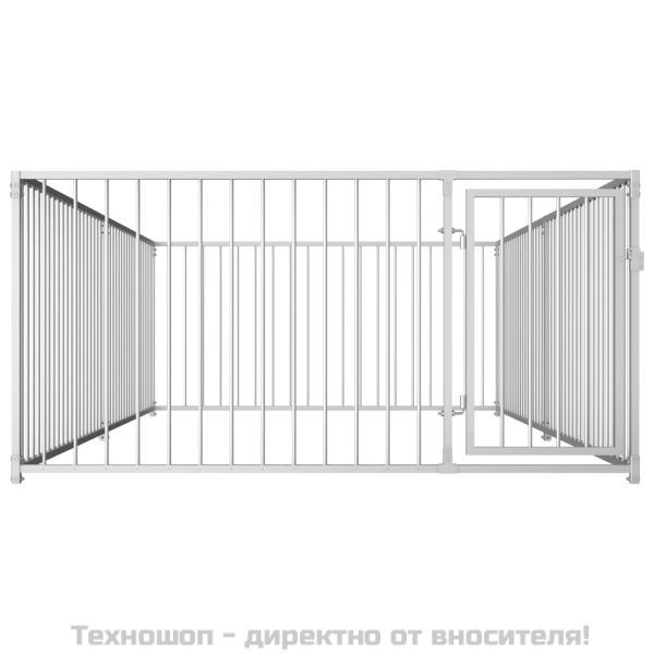 Външна клетка за кучета, 200x400x100 см