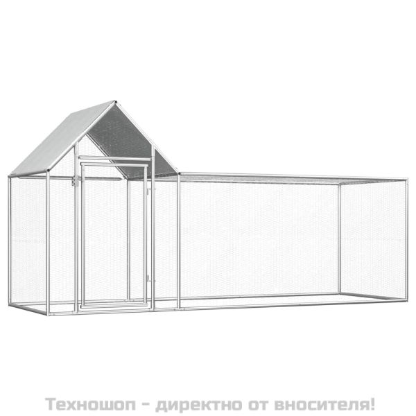 Птичарник, 3x1x1,5 м, поцинкована стомана