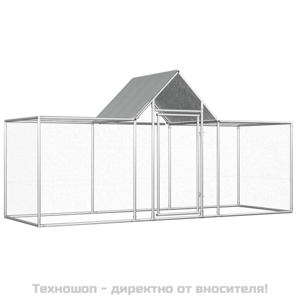 Птичарник, 3x1x1,5 м, поцинкована стомана