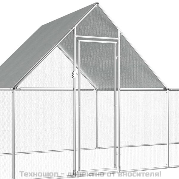 Птичарник, 14x2x2 м, поцинкована стомана