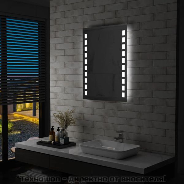 LED стенно огледало за баня 60x80 см
