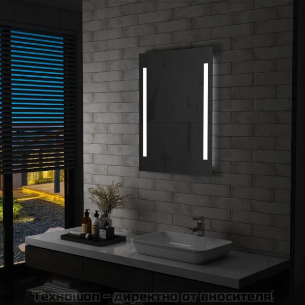 LED стенно огледало за баня 60x80 см