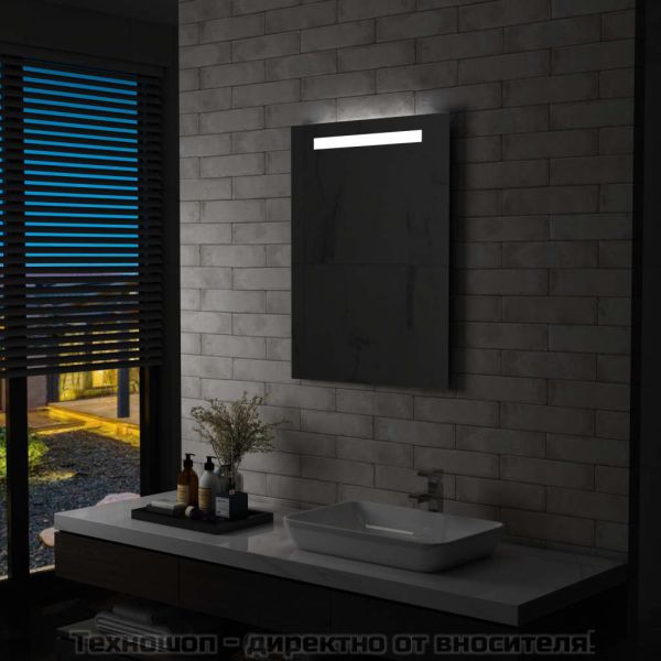 LED стенно огледало за баня 60x80 см
