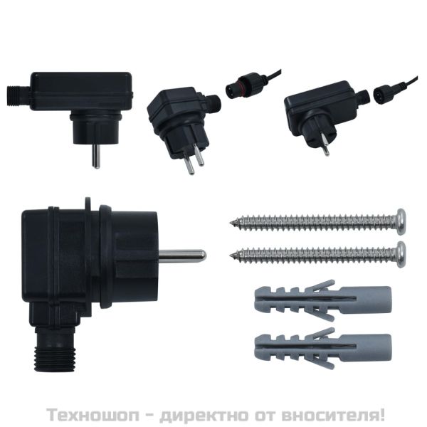 LED огледало за баня с тъч сензор и показване на часа 100x60 см