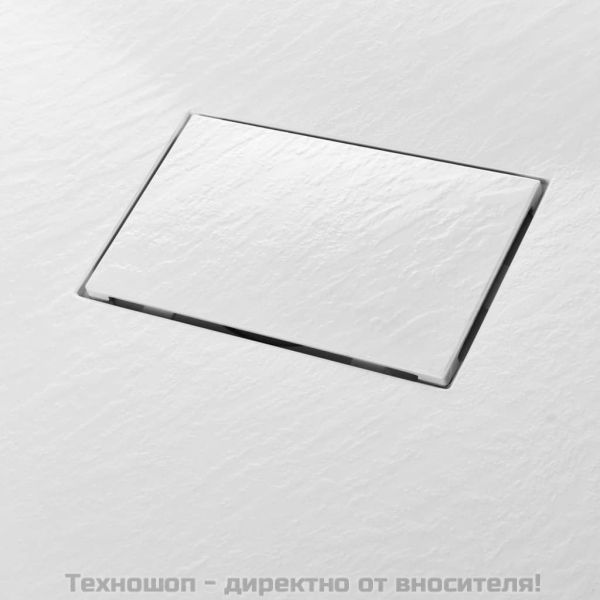 Душ корито, SMC, бяло, 80x80 см