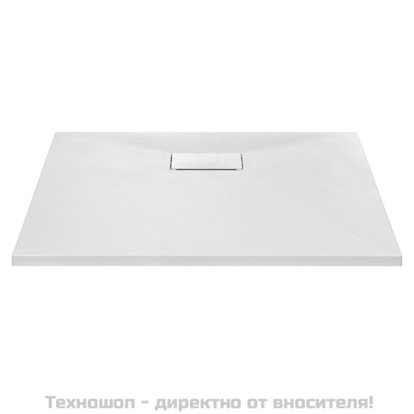 Душ корито, SMC, бяло, 90x80 см